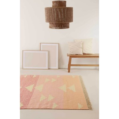 Tapis laine tissé main à rayures ,  SOLEIL WECON HOME