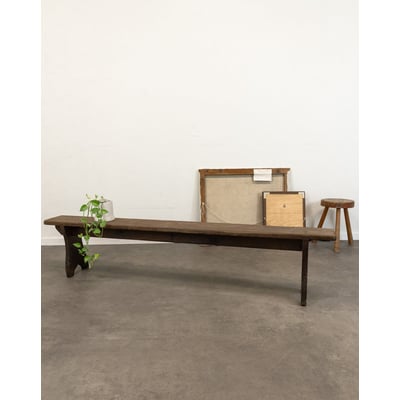 Banc en sapin Antoine N°454 - Bon état DEBONGOUT