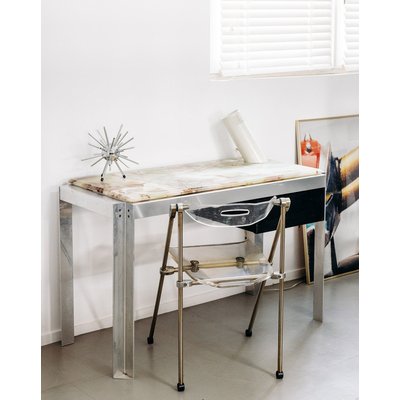 Bureau en métal Frydman Yvan N°90 - Bon état DEBONGOUT