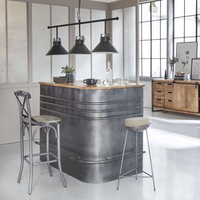 Meuble bar en angle en métal  LOCKER MADE IN MEUBLES 