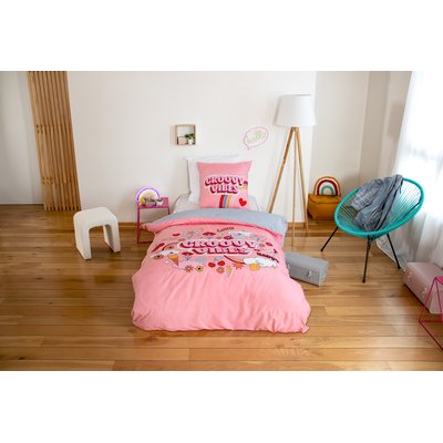 Parure housse de couette enfant, polyester, Groovy Vibes C DESIGN HOME TEXTILE