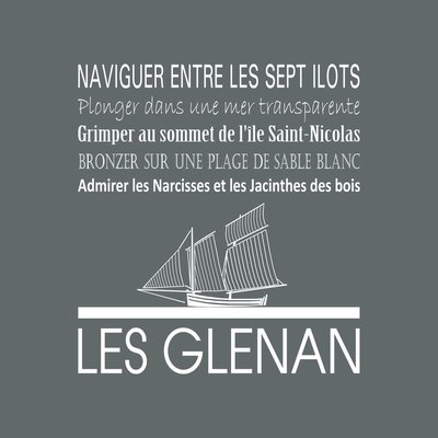 Tableau Mural Les Glenan RÉGIONALISME CEANOTHE