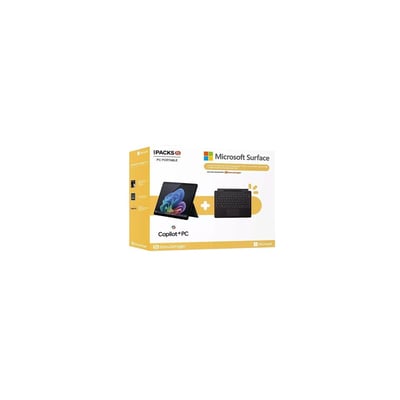 PC Hybride Pack Surface Pro 13" Snapdragon X plus 16 Go RAM LPDDR5x SSD 512 Go Copilot+PC MICROSOFT