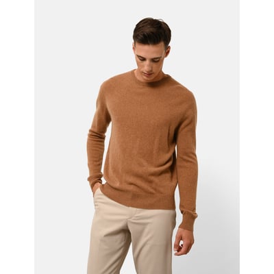 Pull Col Rond Noisette Howard JUST CASHMERE
