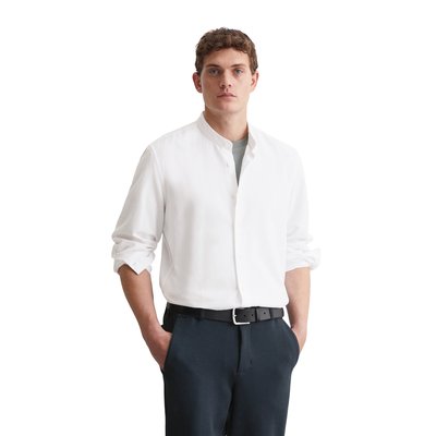Chemise à col droit regular en oxford de coton bio MARC O'POLO
