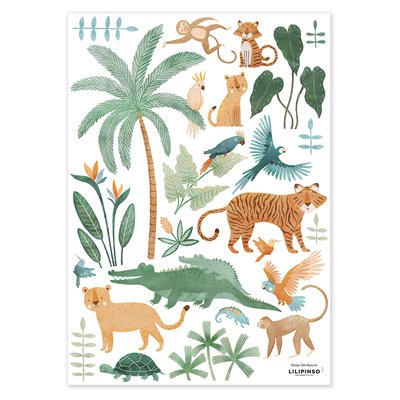 Stickers animaux et jungle YATSUNI LILIPINSO