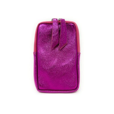 Pochette bandoulière en cuir irisé LOUVRE OH MY BAG