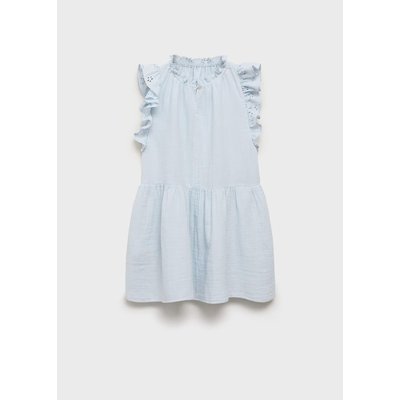 Robe brodée à volants MANGO KIDS