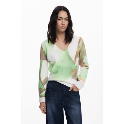 Pull doux col en V DESIGUAL