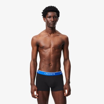 Lot de 3 boxers courts coton LACOSTE