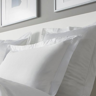 Taies d'oreiller satin de coton ELEGANCE lot de 2 MPC MAISON