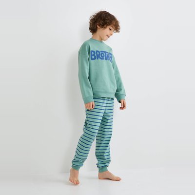 Pyjama manches longues imprimé en coton BIO MONOPRIX