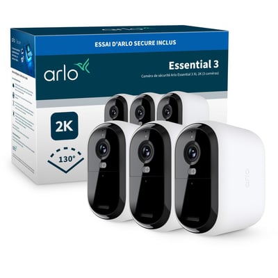 Caméra de surveillance 3 caméras ext Essential3 XL 2K ARLO