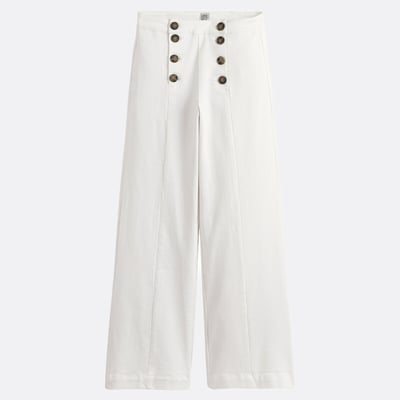 Jean large à pont, taille haute LA REDOUTE COLLECTIONS