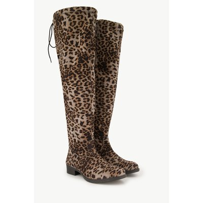 Cuissardes à tige XL, motif léopard ULLA POPKEN