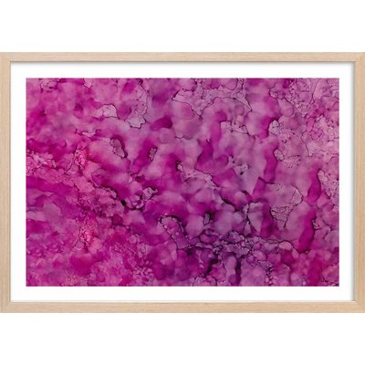 Poster fuchsia HEXOA