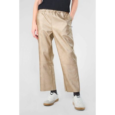 Pantalon droit en simili irisé, taille haute LE TEMPS DES CERISES