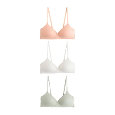 Soutien-gorge en coton mélangé, lot de 3 NEXT