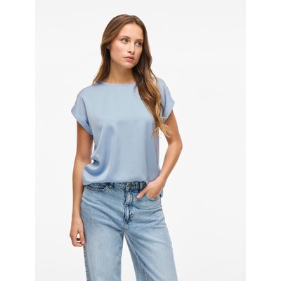 T-shirt satiné, col rond VILA