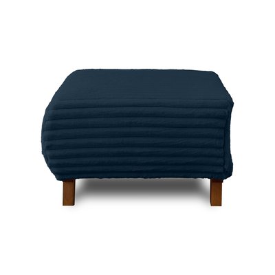 Pouf en velours côtelé  - CRISTAL LISA DESIGN