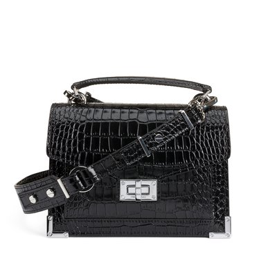 Sac à main embossé croco cuir EMILY S THE KOOPLES