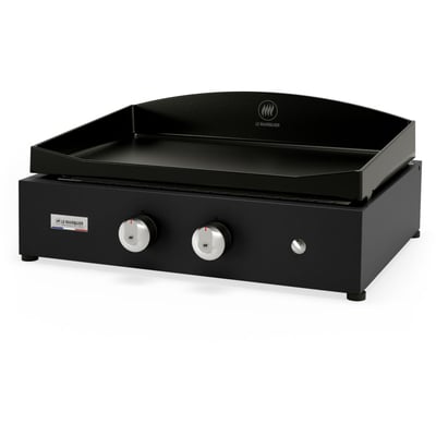 Plancha gaz Vintage Pure 260 noir 2 brûleurs à poser, 60x40 cm LE MARQUIER