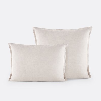 Funda de almohada de lino lavado, Linot LA REDOUTE INTERIEURS