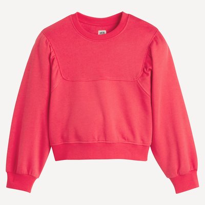 Sweat col rond en molleton LA REDOUTE COLLECTIONS