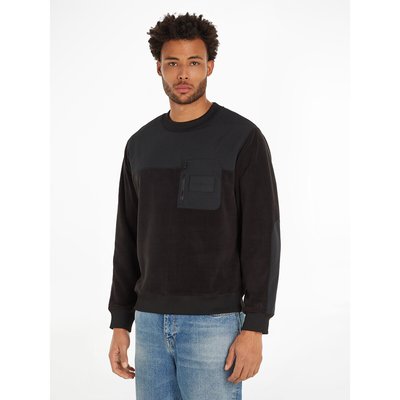 Sweat polaire col rond CALVIN KLEIN JEANS