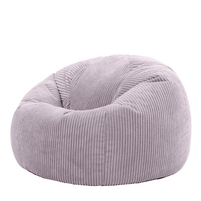Pouf classique velours côtelé Oeko-Tex® - KINGSTON ICON