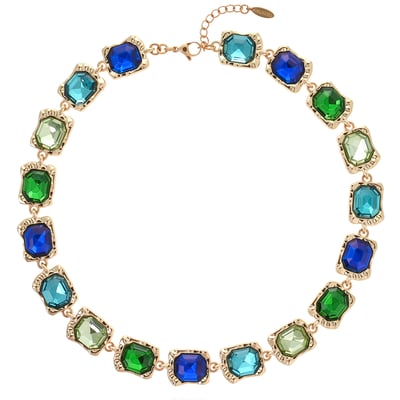 Collier pierres octogonales AMONITE HIPANEMA