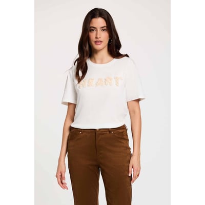 T-shirt broderie en relief MORGAN