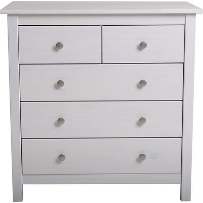 Commode 5 tiroirs en pin massif - ELTON HOMIFAB