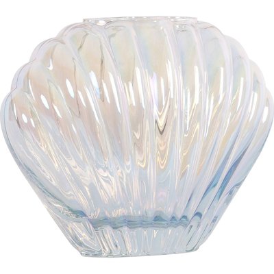 Vase décoratif en verre iridescent inspiration coquillage RECOLLECTION