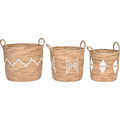 Panier en corde, motifs géométriques RECOLLECTION