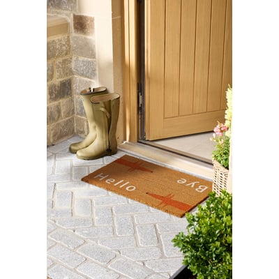 Mr Fox Hello Bye Coir Doormat SCION