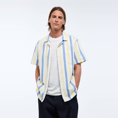 Chemise manches courtes en coton BIO GOTS MONOPRIX