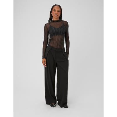 T-shirt résille strass BZB