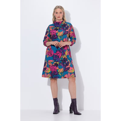 Robe en point de Rome à col montant ULLA POPKEN