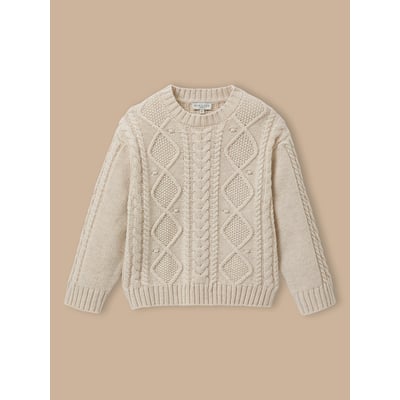Pull torsadé avec laine CYRILLUS