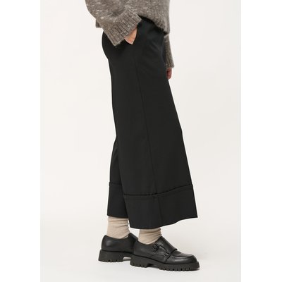 Pantalon large à grand revers en jersey stretch HUMILITY