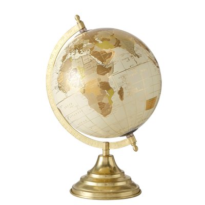 Globe terrestre doré WADIGA