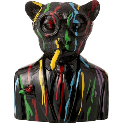 Figurine léopard pop en résine RECOLLECTION