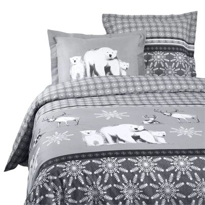 Housse de couette + taies Ours d' Aigueblanche EDEN