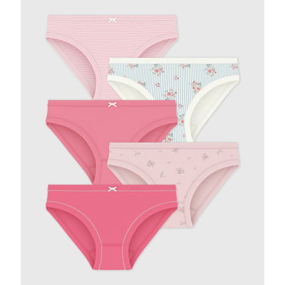 Petit Bateau – Lot De 3 Culottes Fille Coton Imprimé Cœurs – Doux & Confortable Dès 2 Ans