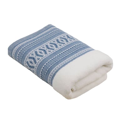 Serviette de toilette coton éponge ETHNIQUE LINANDELLE