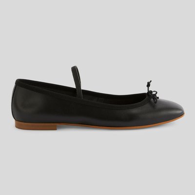 Ballerines en cuir MONOPRIX