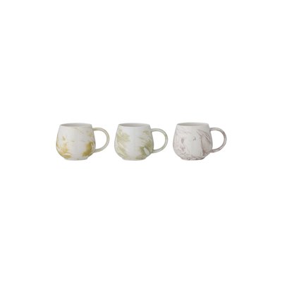 Tasses en grès (Lot de 3) Palma BLOOMINGVILLE