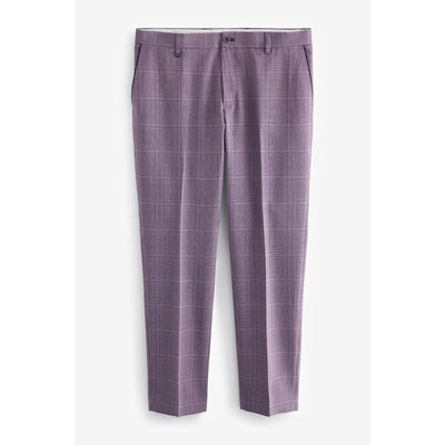 Pantalon habillé à carreaux coupe slim NEXT