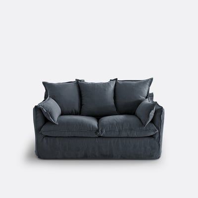 Canapé 2, 3, 4 ou 5 places, déhoussable, lin froissé, ODNA LA REDOUTE INTERIEURS